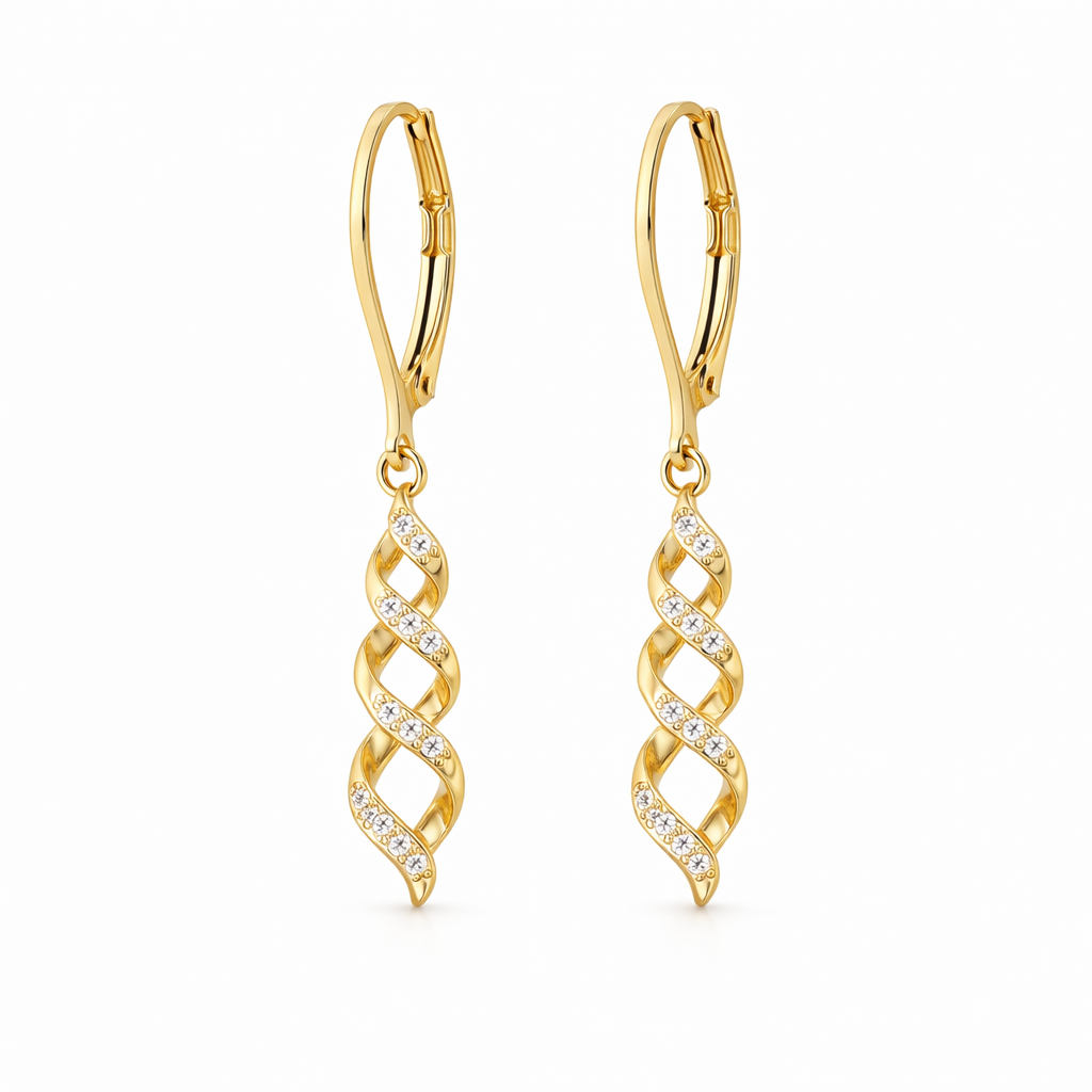 Pendientes Ava Destello Torcido
