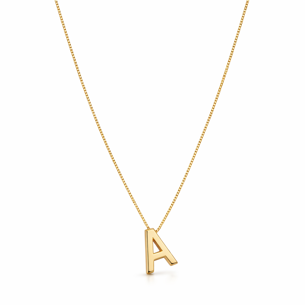 Collar con Inicial Oro