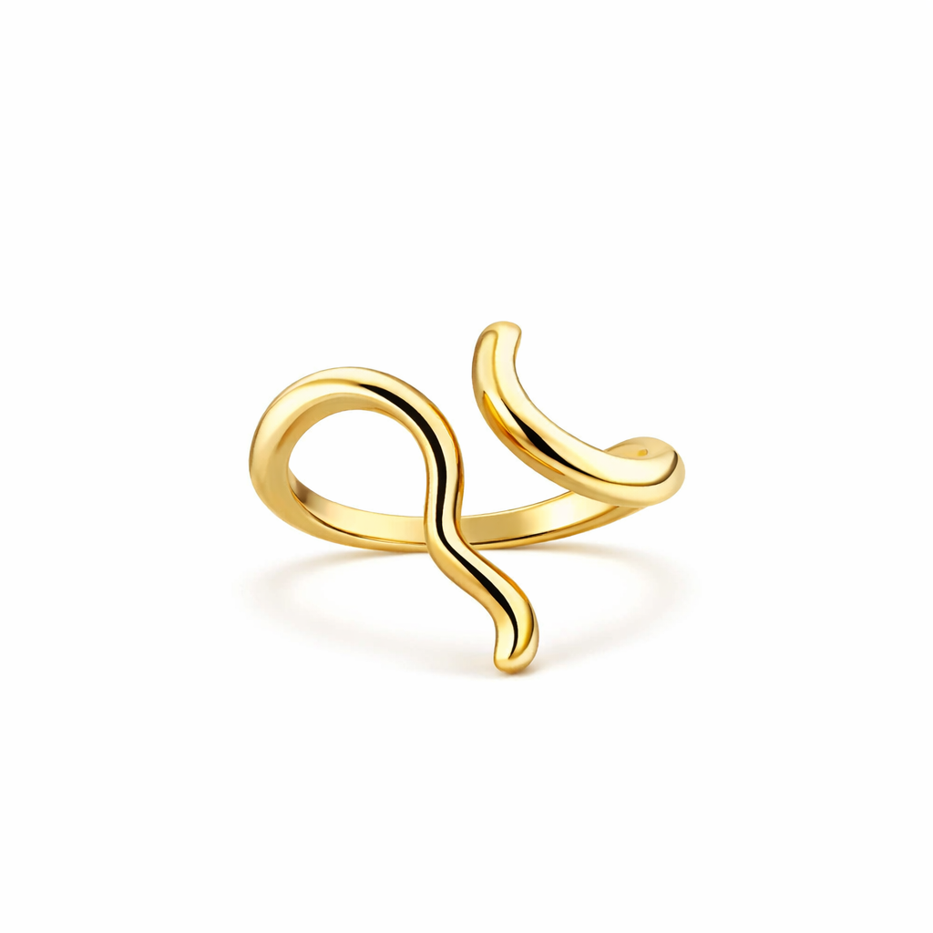 Anillo Ondulado Irregular