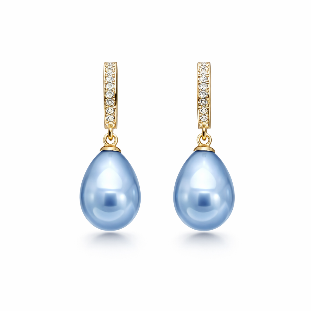 Pendientes Rocío Océano Azul