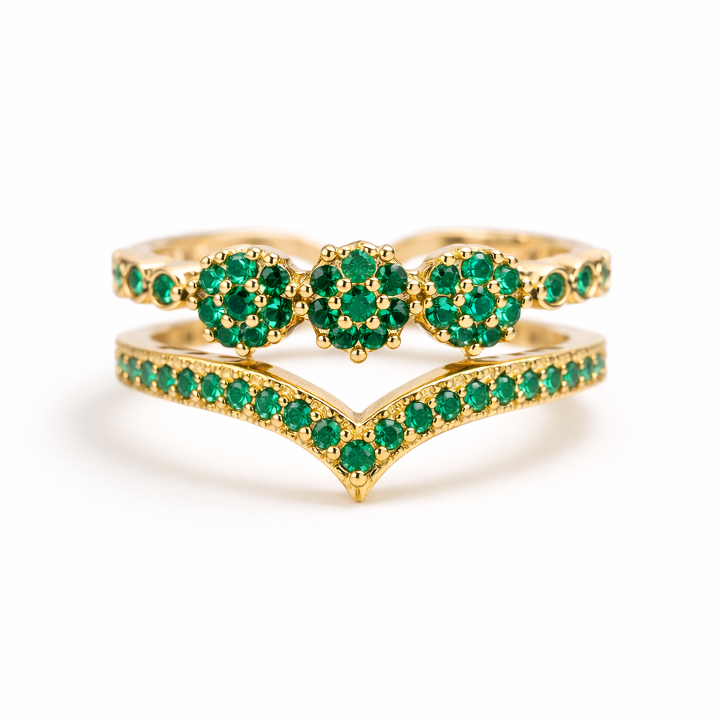 Anillo Nerisse Valgarde Esmeralda