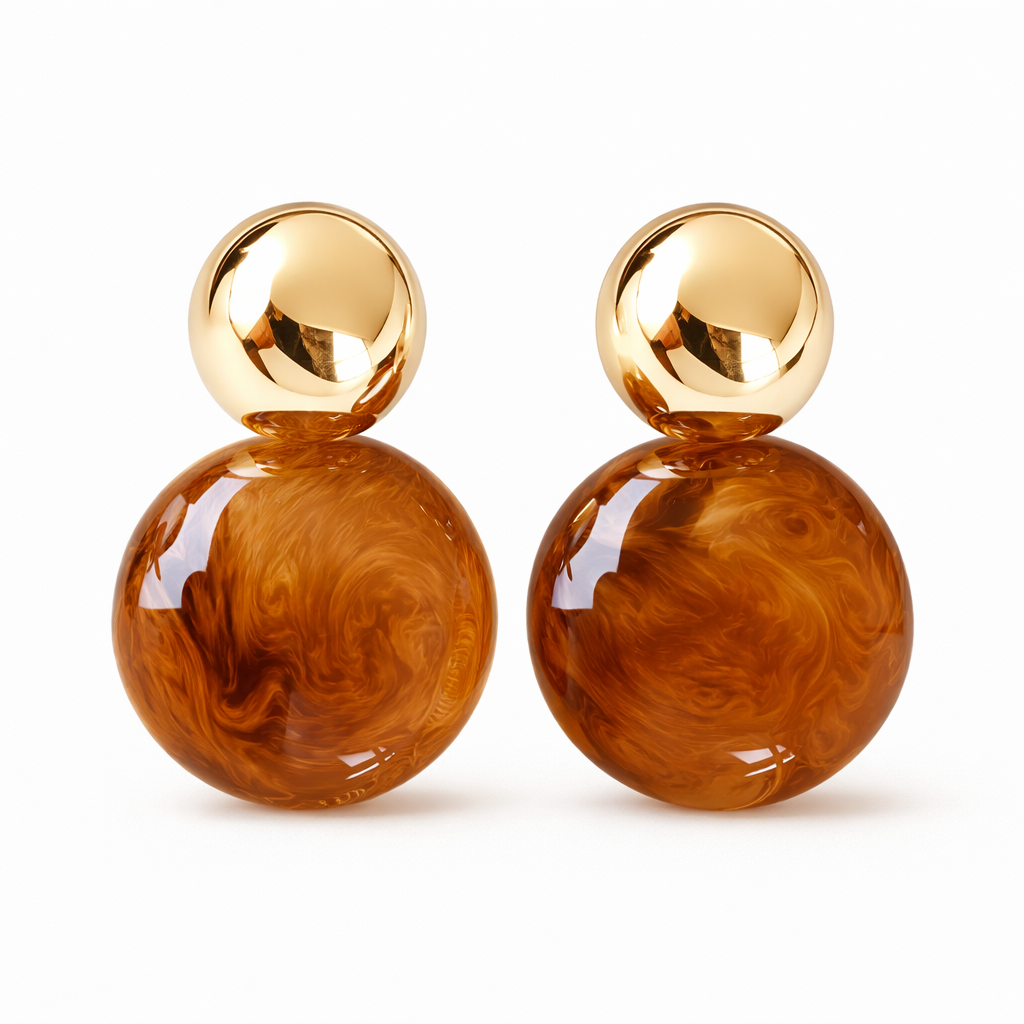 Pendientes Colgantes Aurelie Ámbar