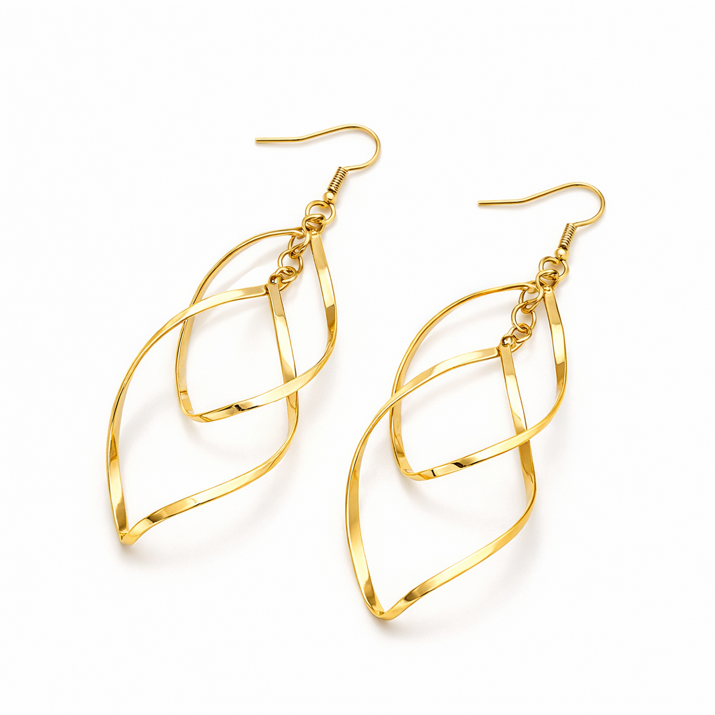 Pendientes Colgantes Capas Minimalistas