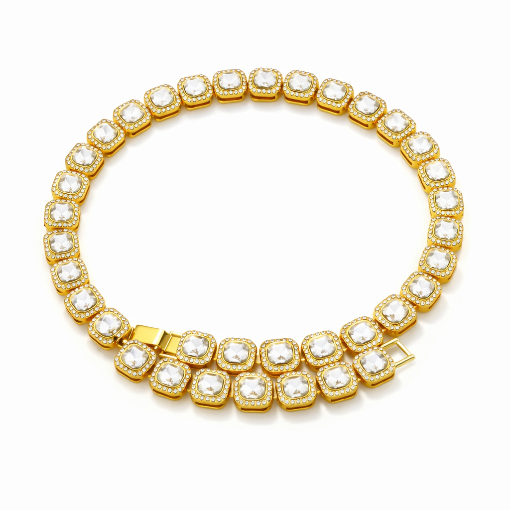 Collar Tenis Cuadrado