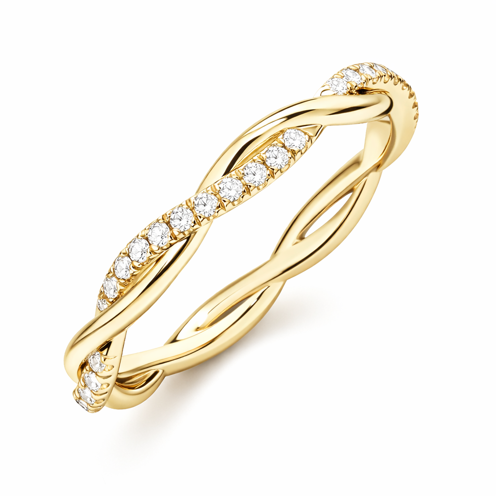 Anillo Detalle Dos Estilos Oro