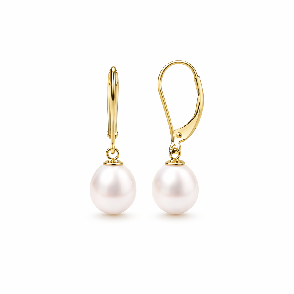 Pendientes Colgantes Perla