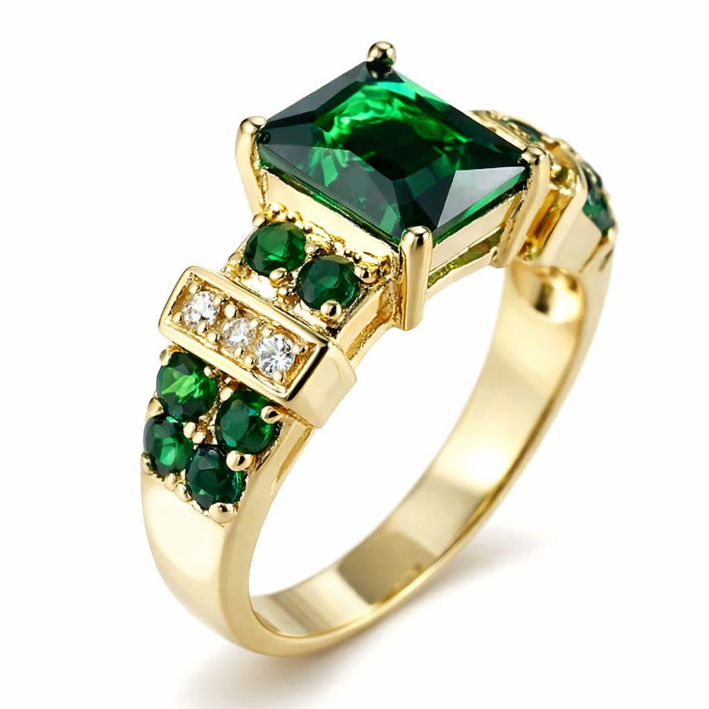 Anillo Esmeralda Exquisito
