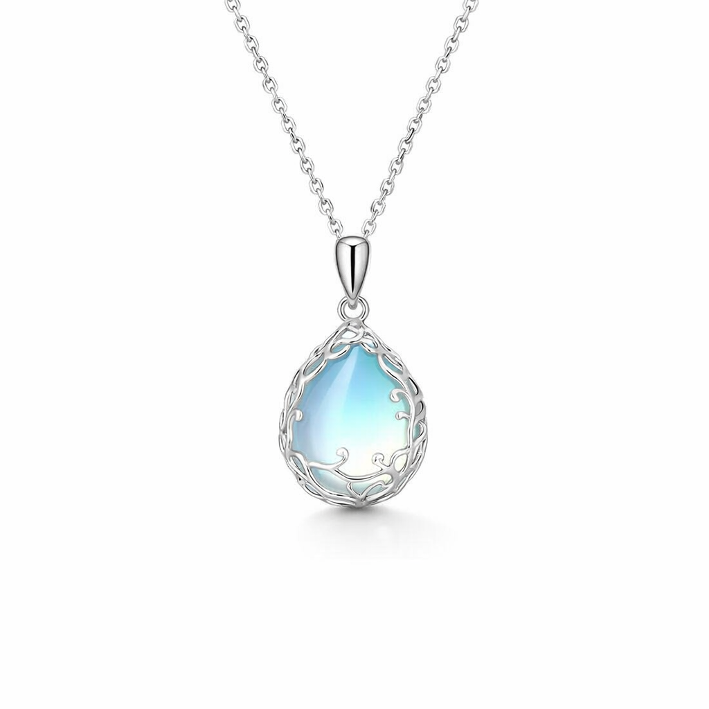 Collar Colgante Luz de Luna Glaciar