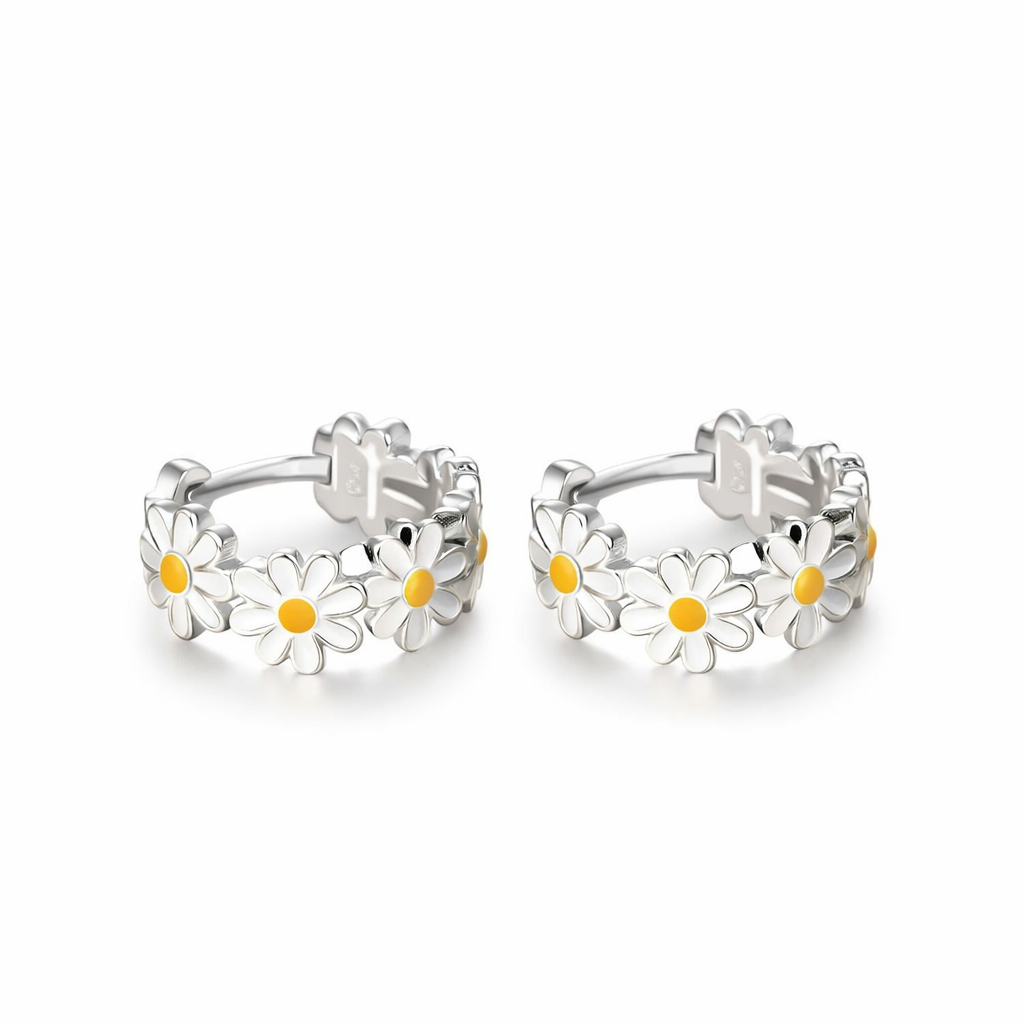 Pendientes Aro Margarita Elegante