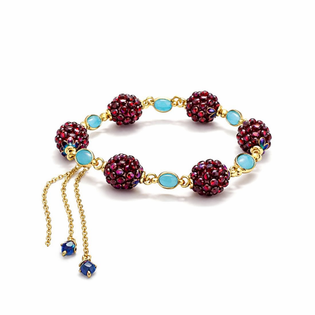 Pulsera Gema Baya del Bosque