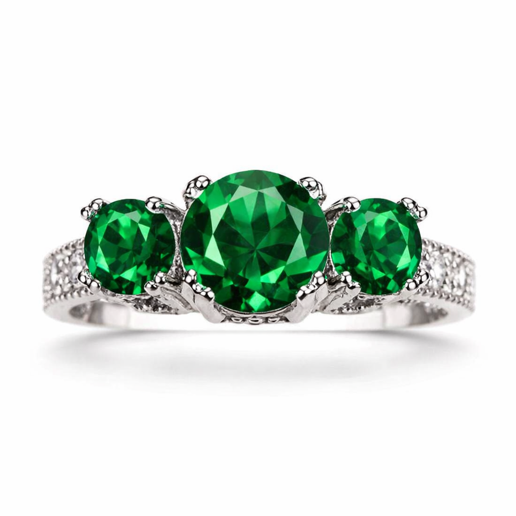 Anillo Serilda Wynloren Esmeralda