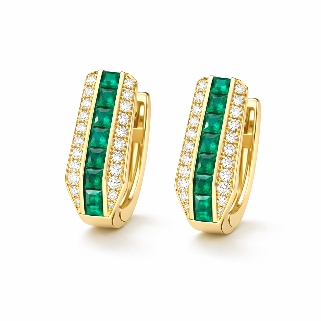 Pendientes Sienna Esmeralda