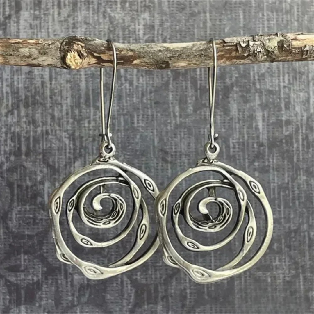 Pendientes Plata Laberinto