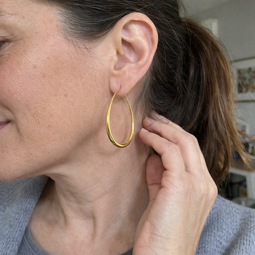 Pendientes Aro Dorado Antiguo