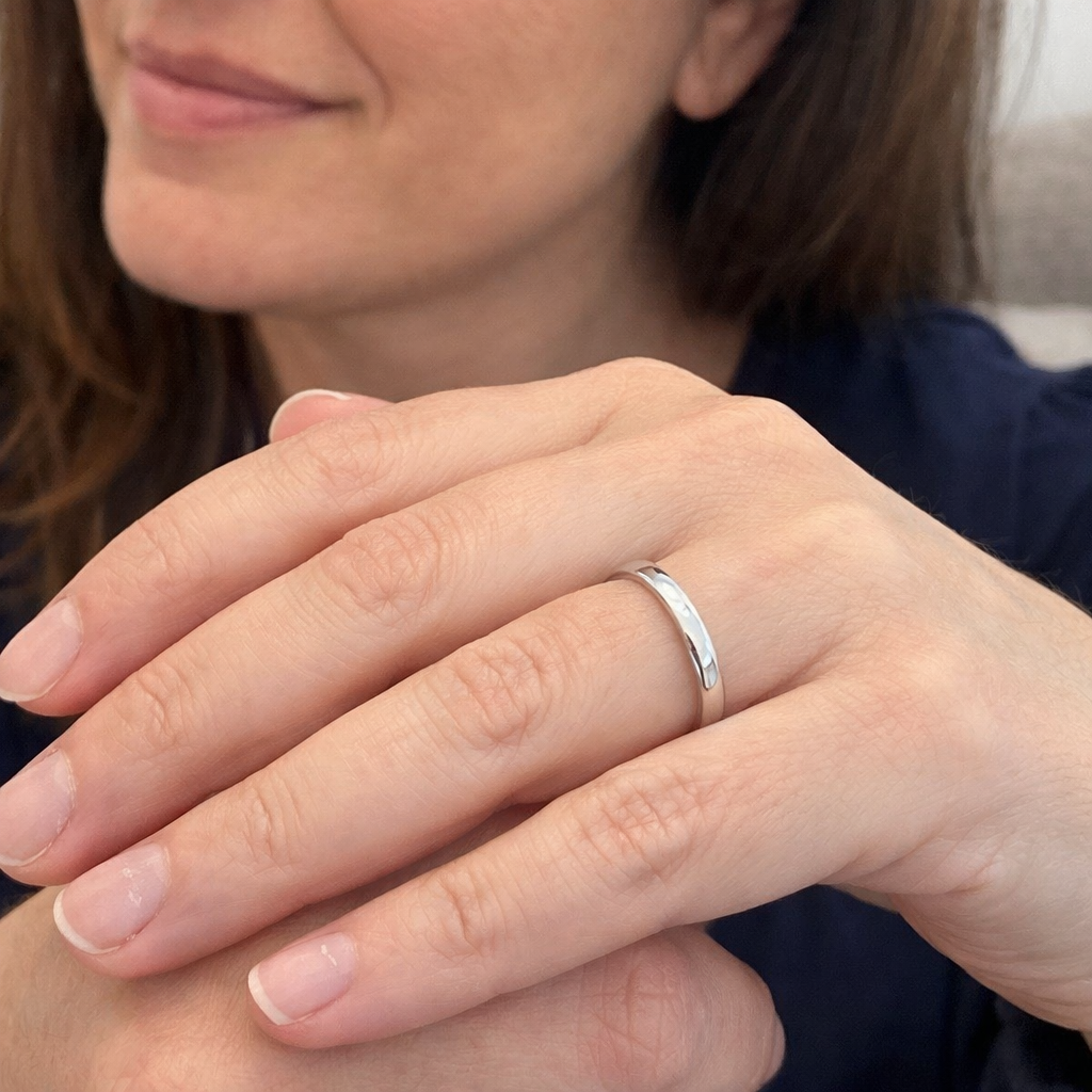 Anillo Lena Trielle Oro Blanco