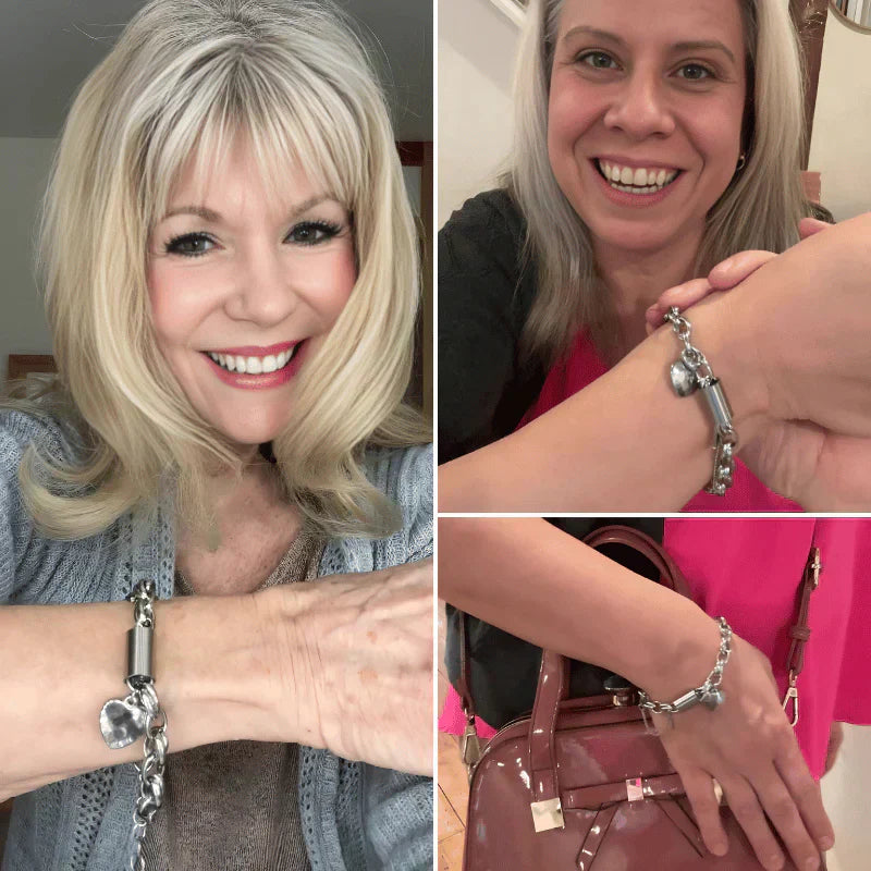 Pulsera Gruesa Corazón en Oro