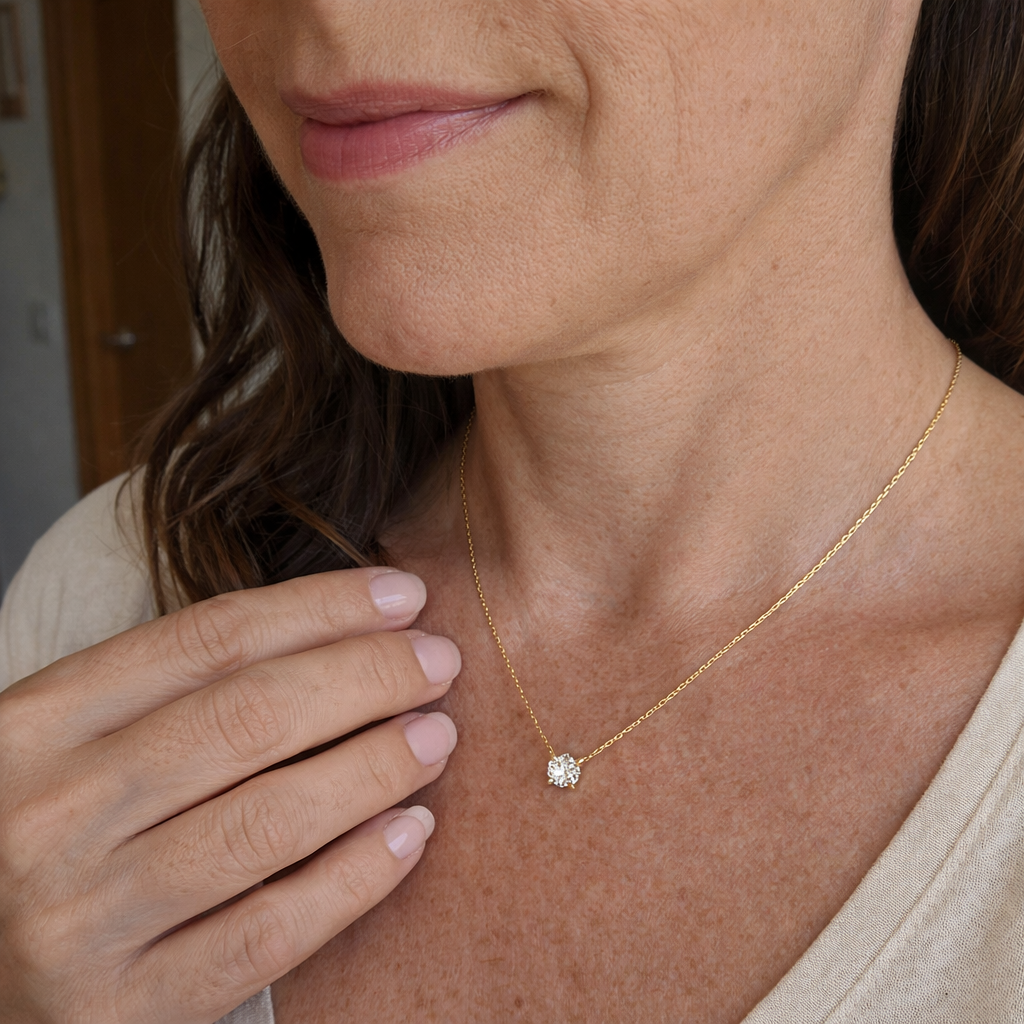 Collar Aurora Cristal Oro