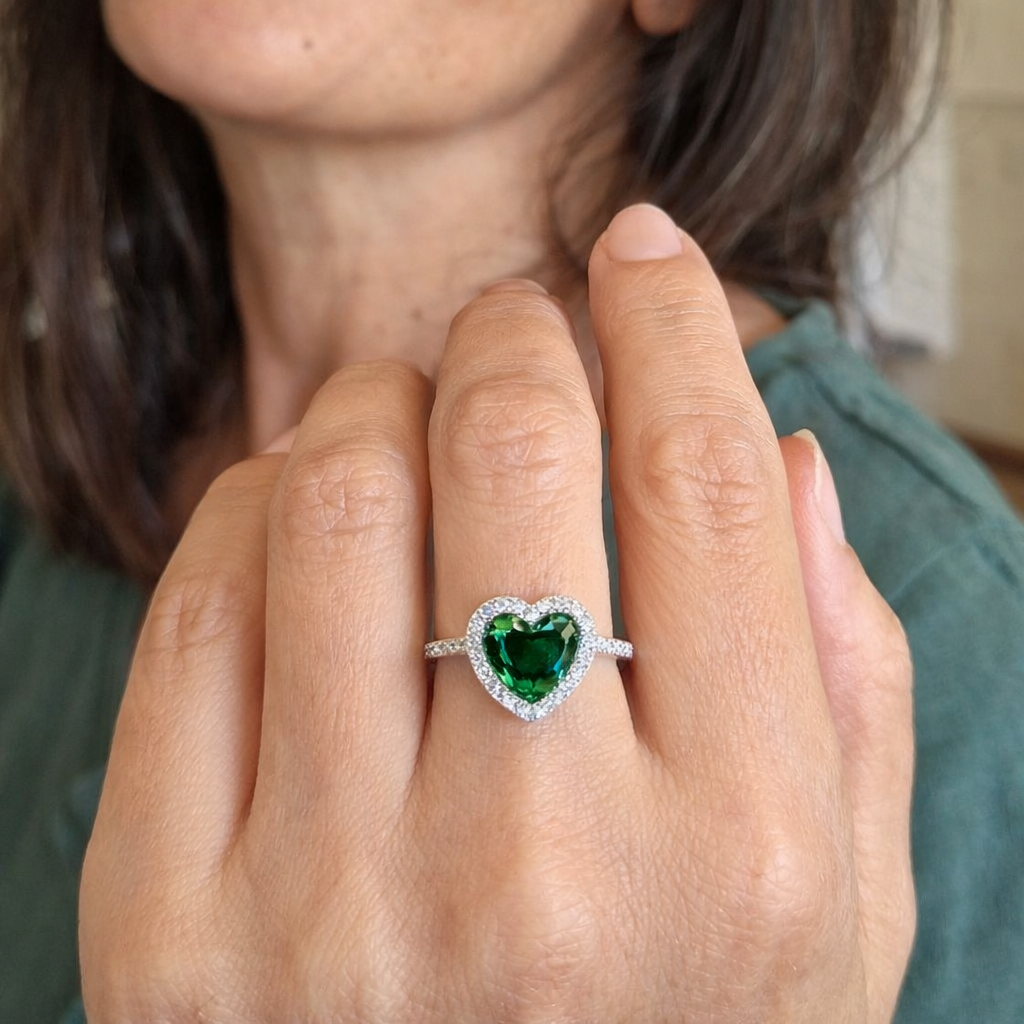 Anillo Delara Virenza Esmeralda