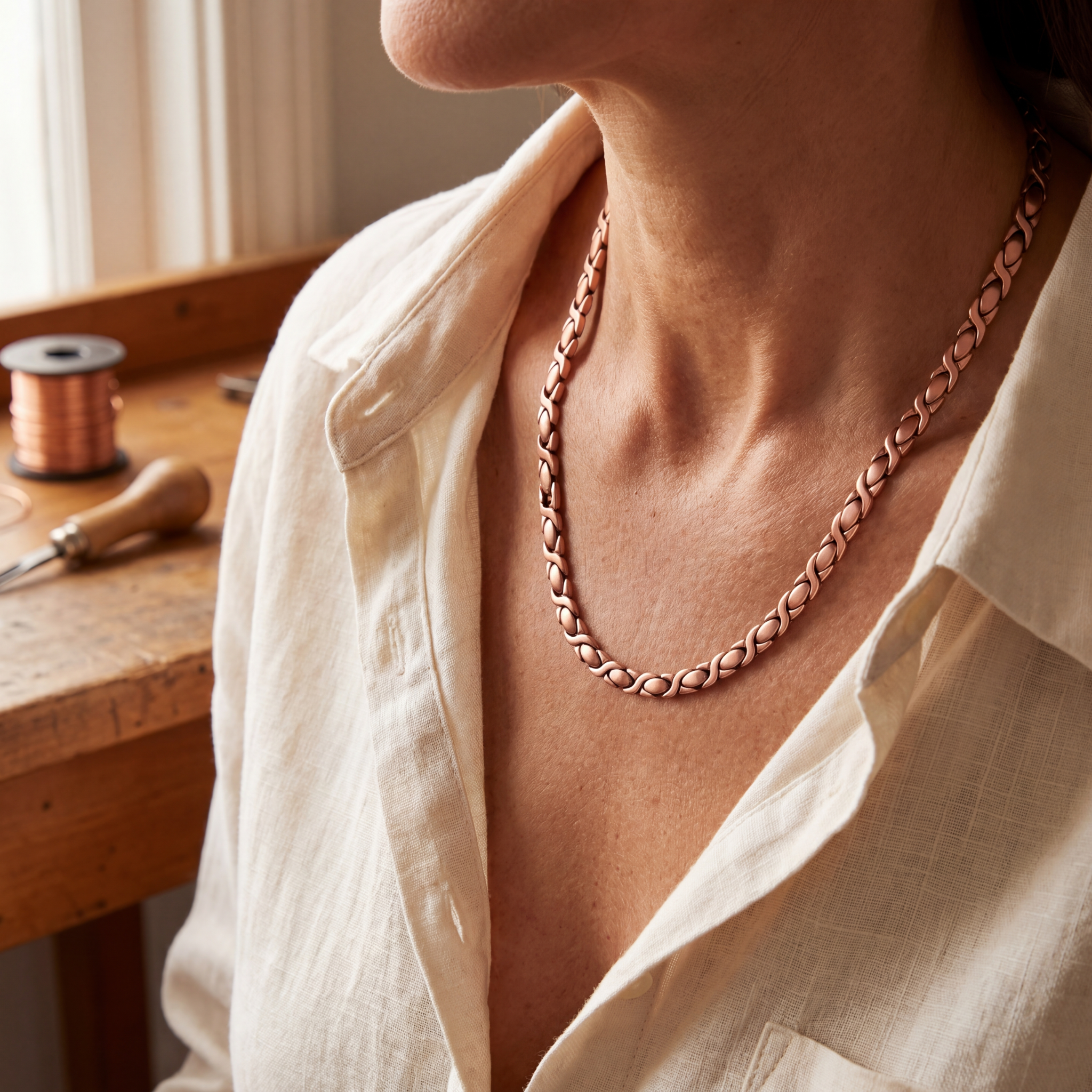 Collar Cedro de Cobre