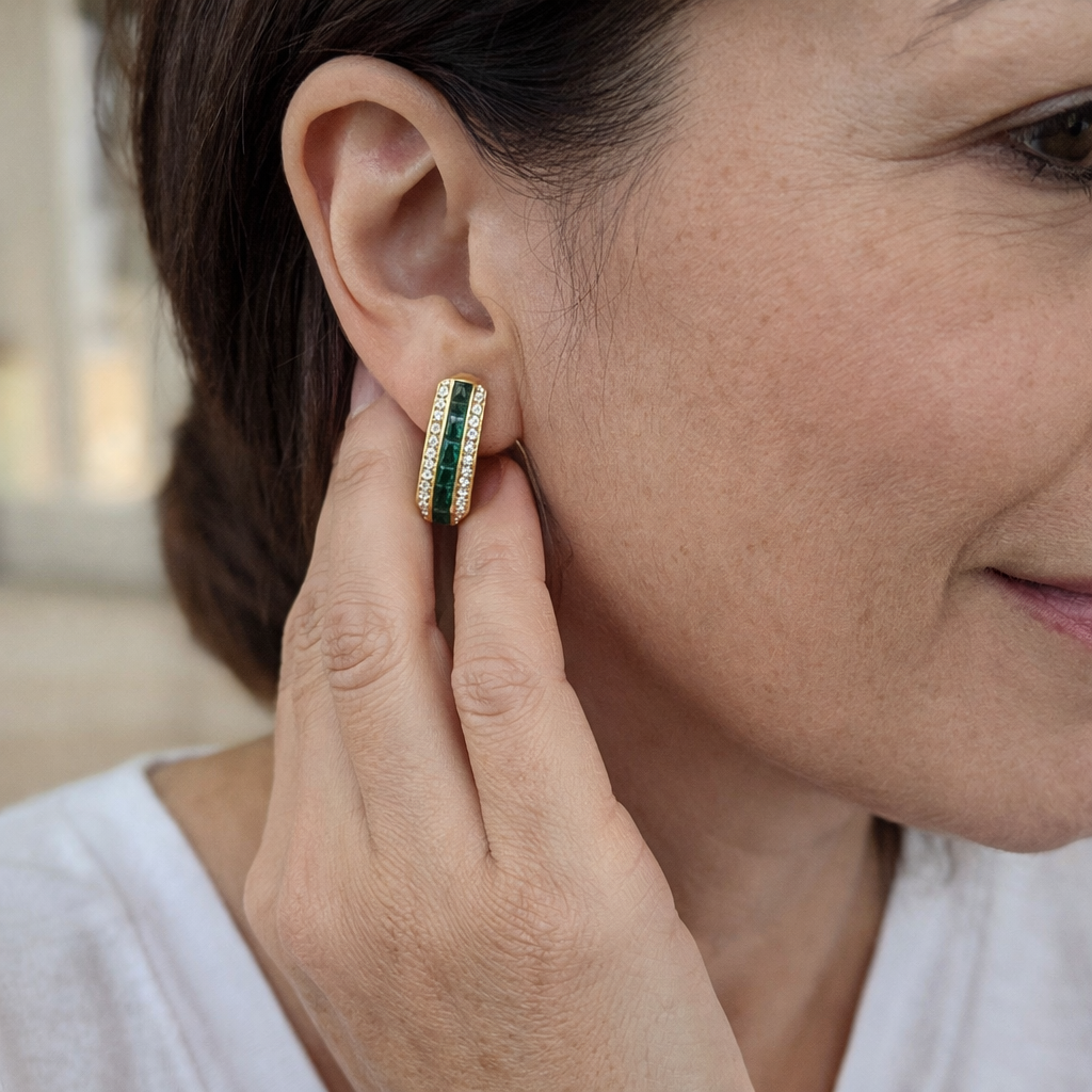 Pendientes Sienna Esmeralda