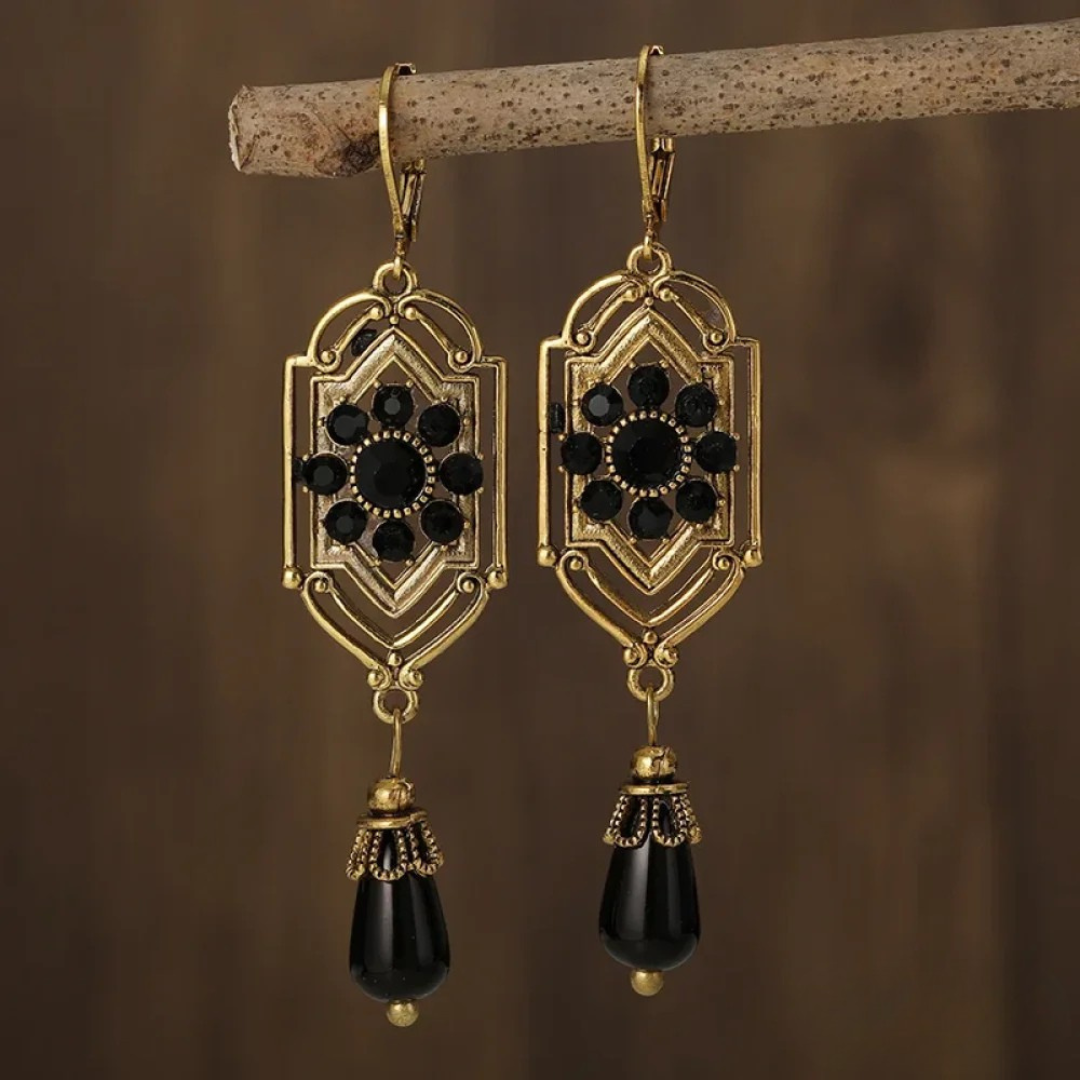 Pendientes Colgantes Sofisticados con Cristales