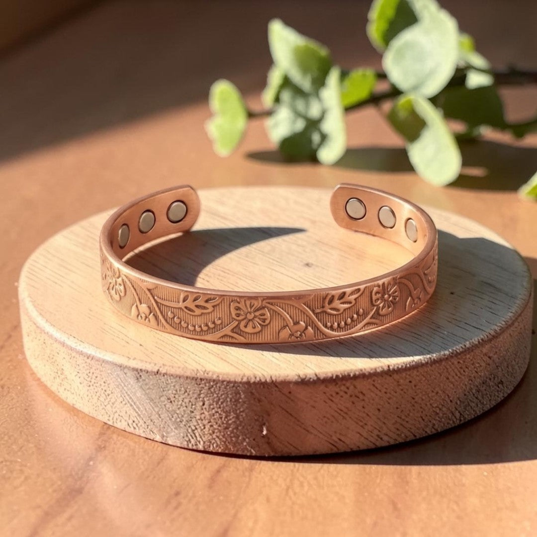 Pulsera Flor de Cobre