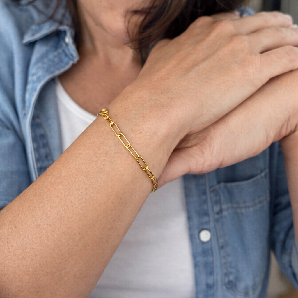 Pulsera Eslabones Venecia Oro
