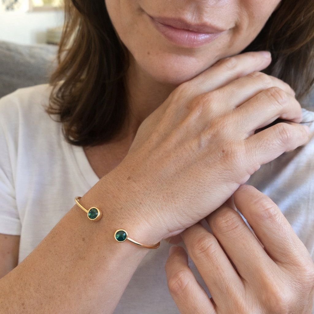 Pulsera Verde Intenso