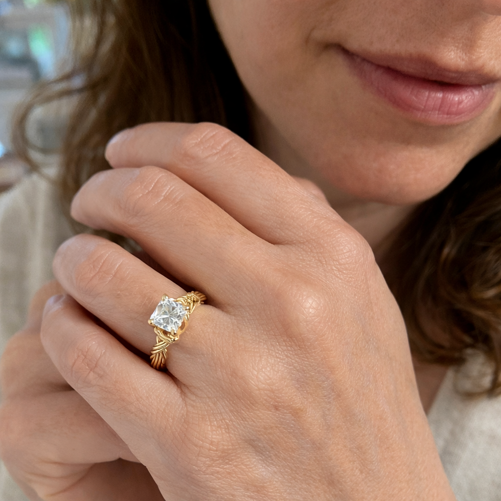 Anillo Alianza Nudo Oro