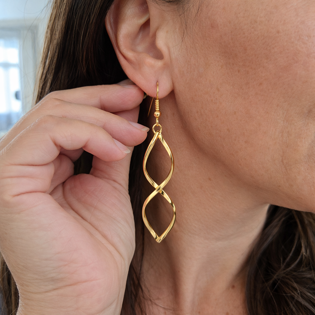 Pendientes Colgantes Espiral