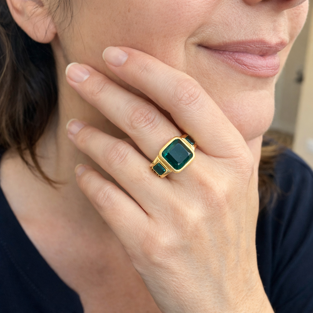 Anillo Emeric Valestone Esmeralda