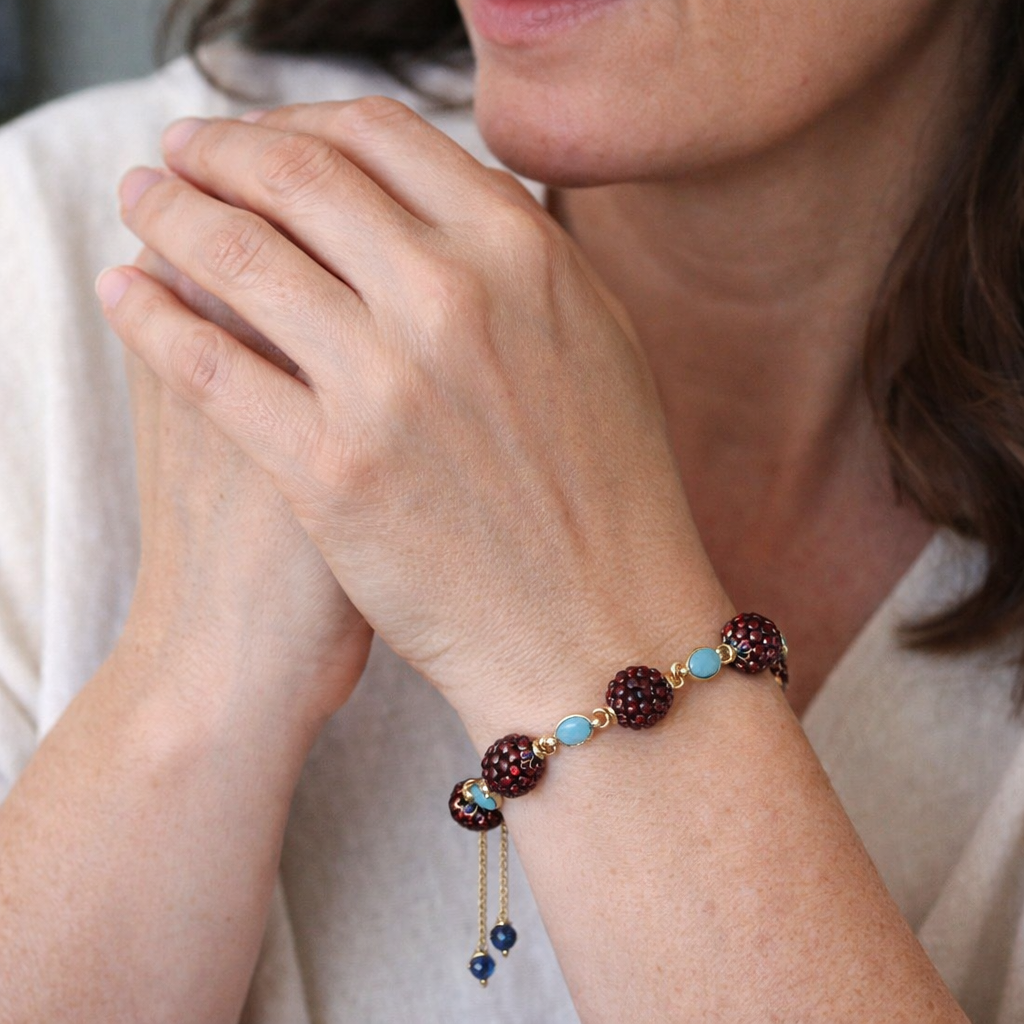 Pulsera Gema Baya del Bosque