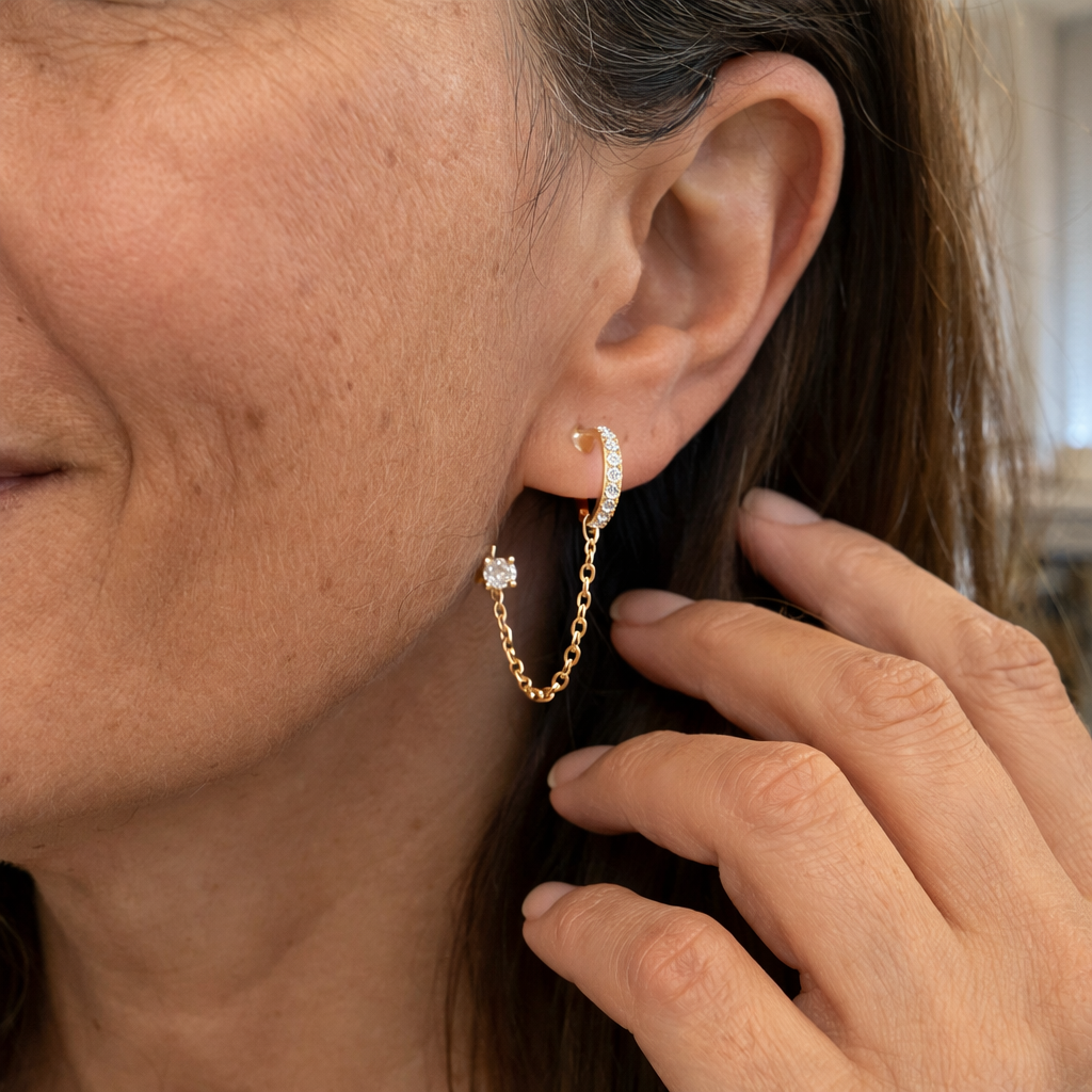 Pendientes Adella de Cadena