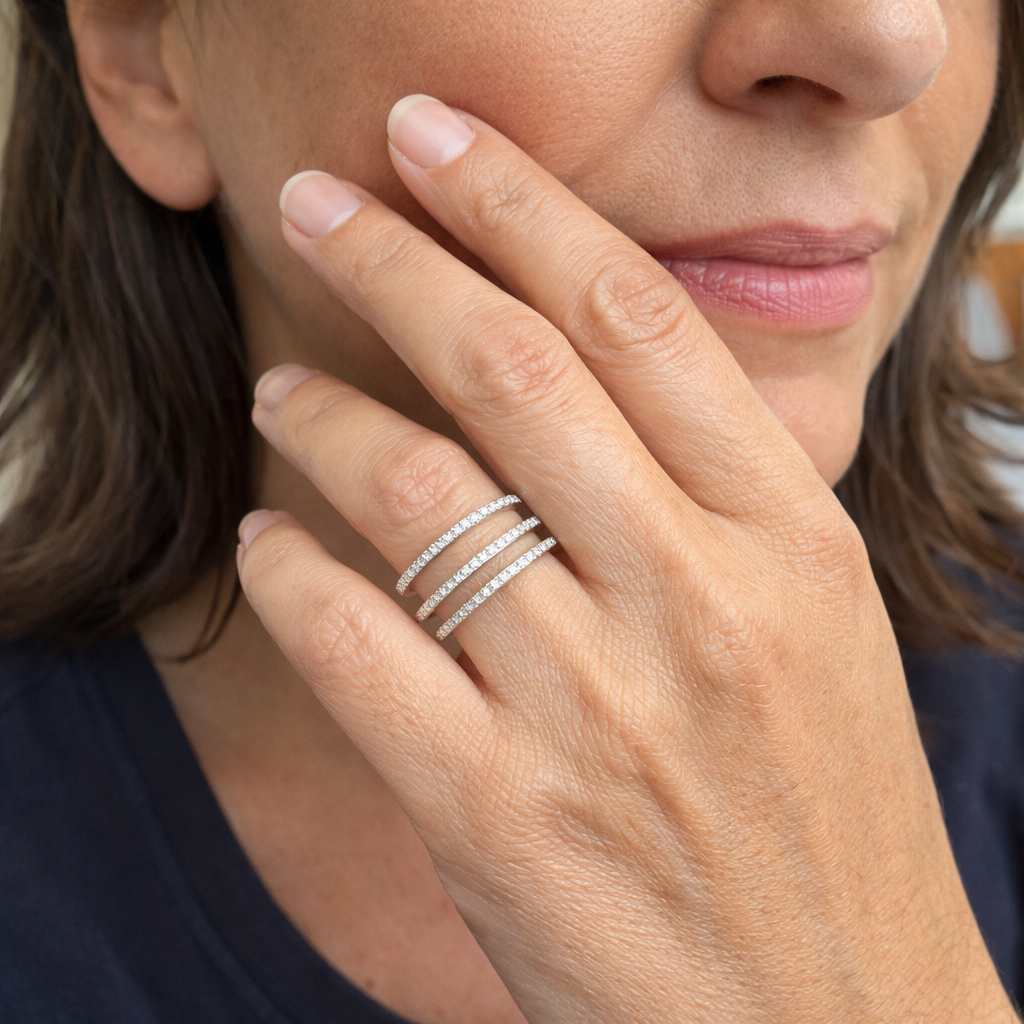Anillo Mariavittoria Sassetti Oro Blanco