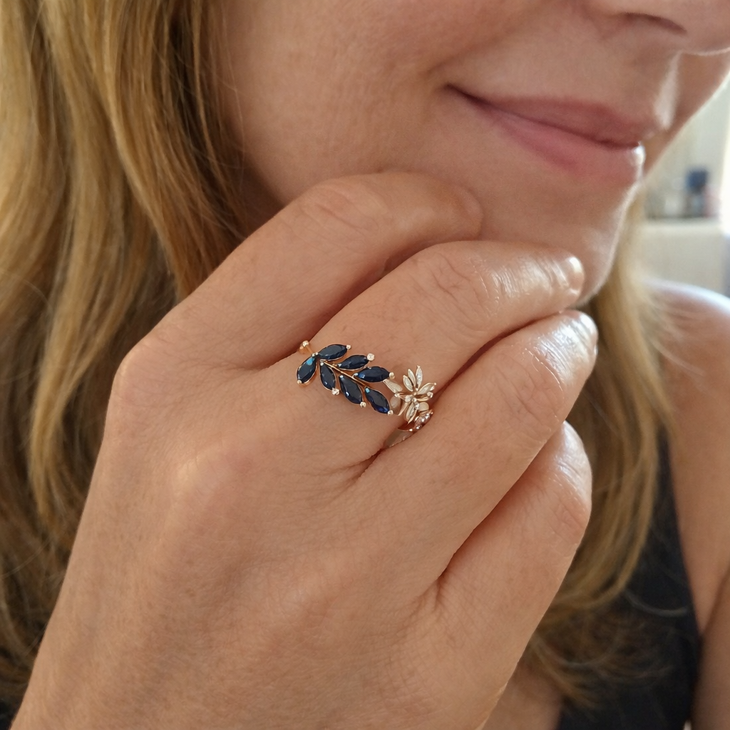 Anillo Vivara Saphielle Zafiro