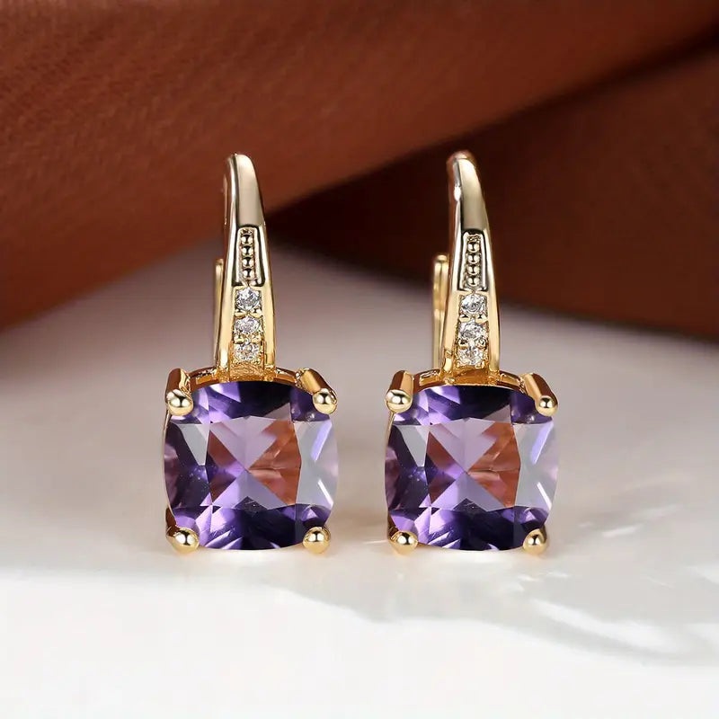 Pendientes Aro con Zafiro