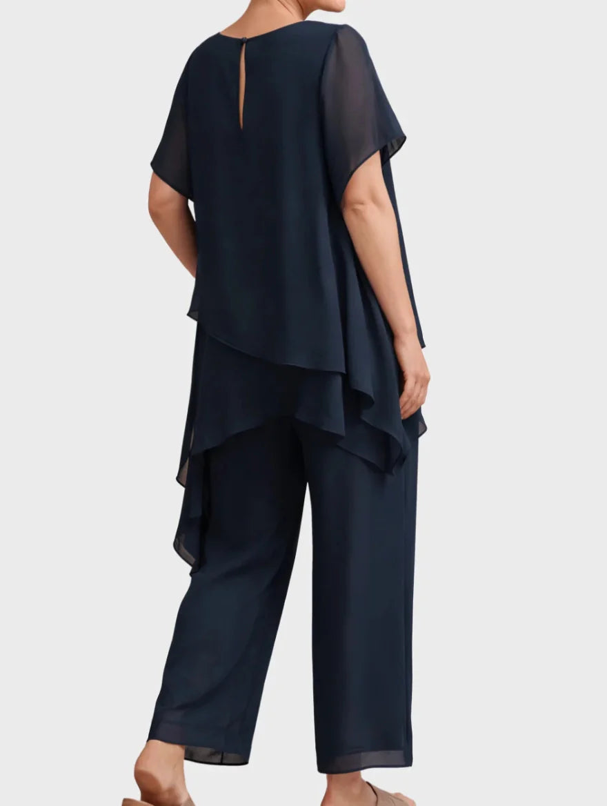 Eliana | Conjunto de Dos Piezas con Pantalón Palazzo