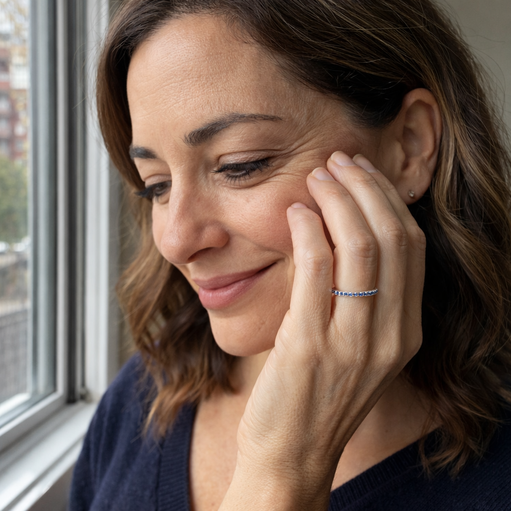 Anillo Soraya Azurith Zafiro