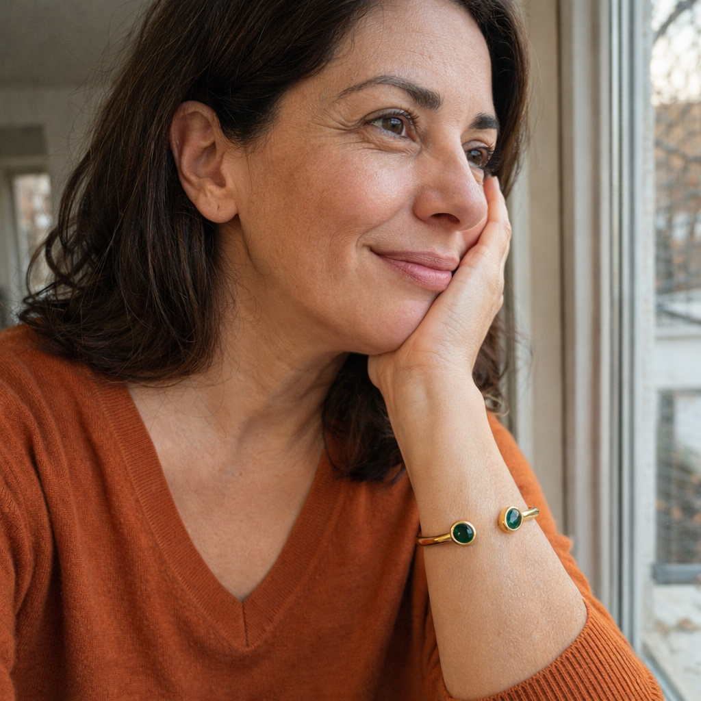 Pulsera Verde Intenso