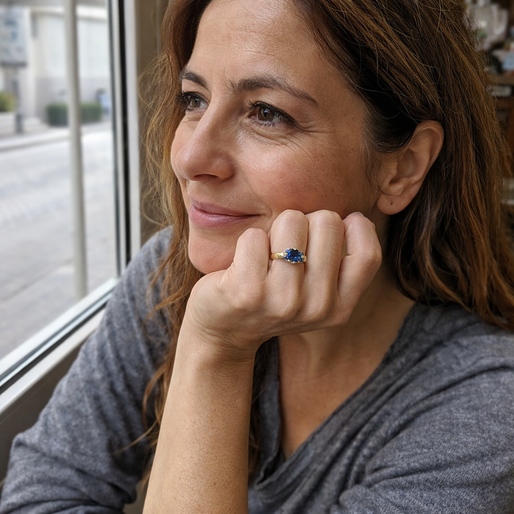 Anillo Celia Serawyn Zafiro