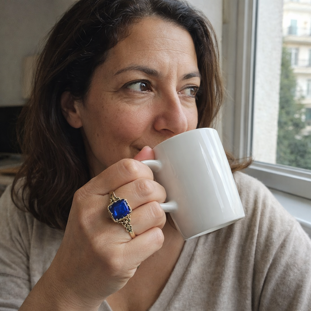 Anillo Klara Saphira Zafiro
