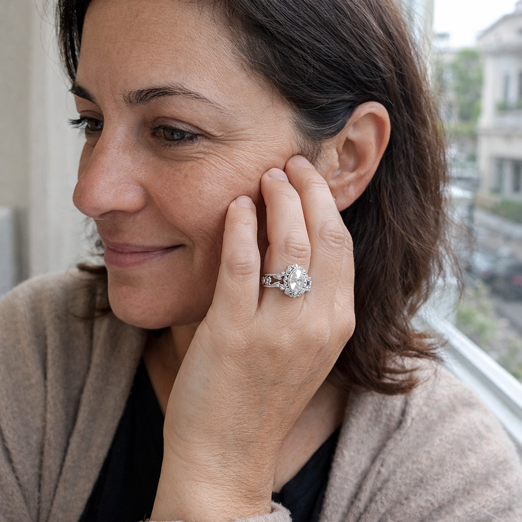 Anillo Cristal Exquisito