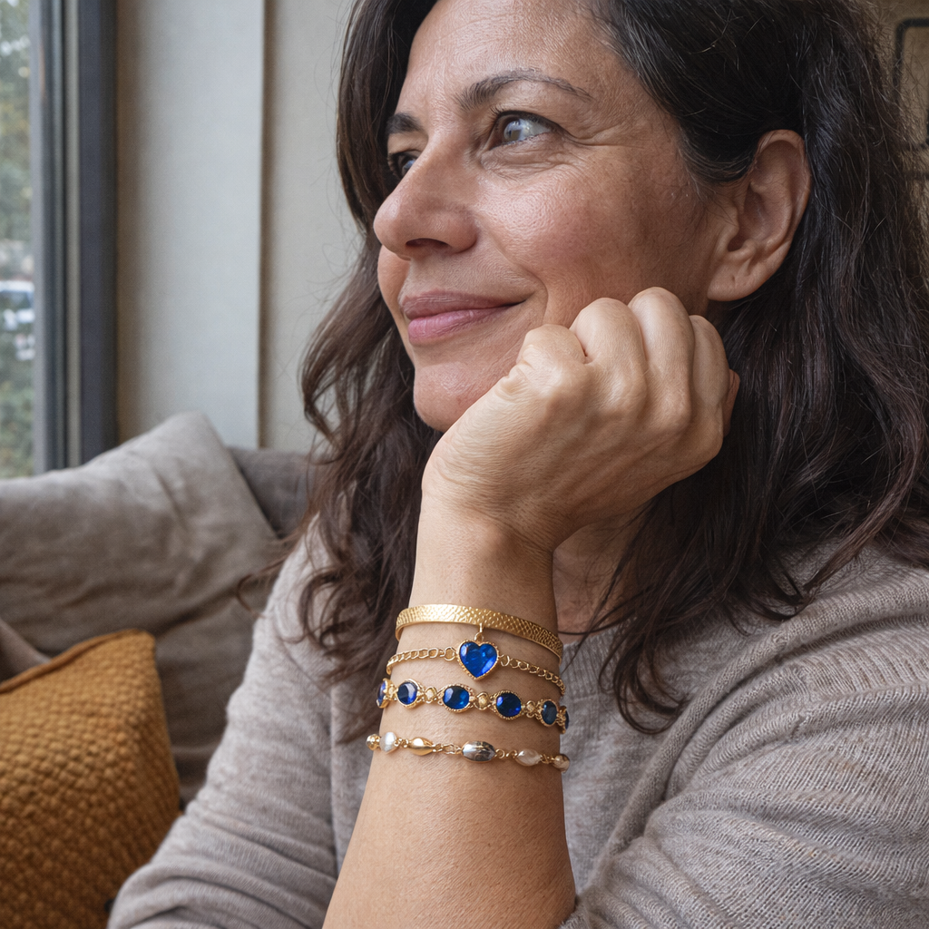 Set de Pulseras Aveline Azul Norte