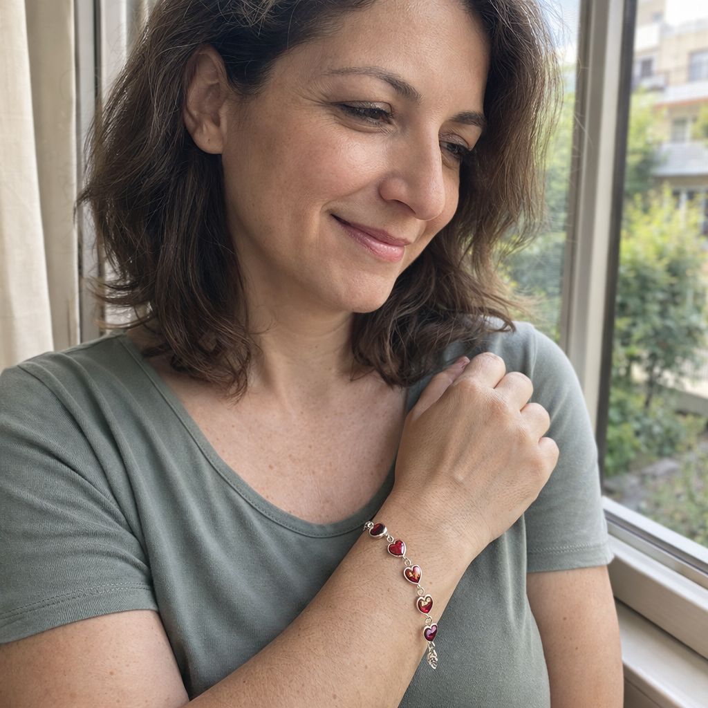 Pulsera Ophelyra Garnetelle Rubí