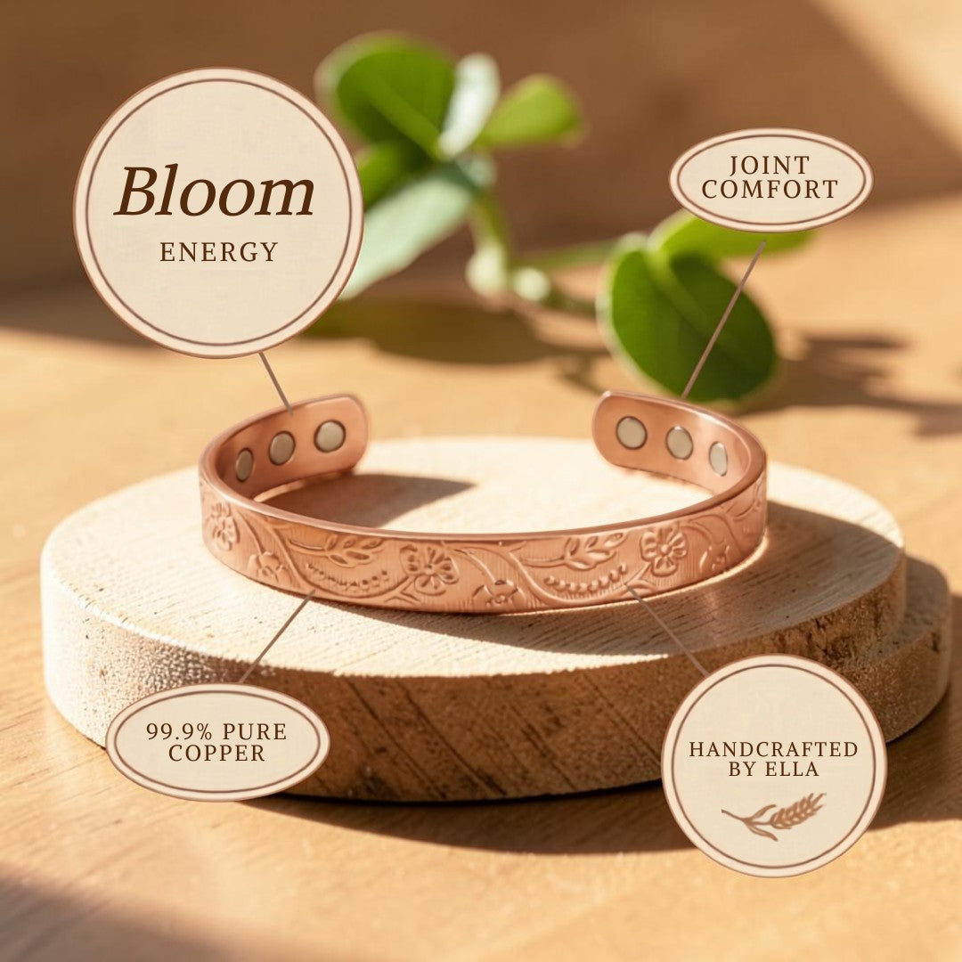 Pulsera Flor de Cobre