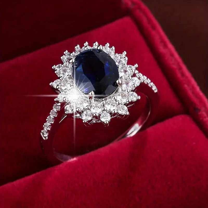 Anillo Vionne Saphirae Zafiro