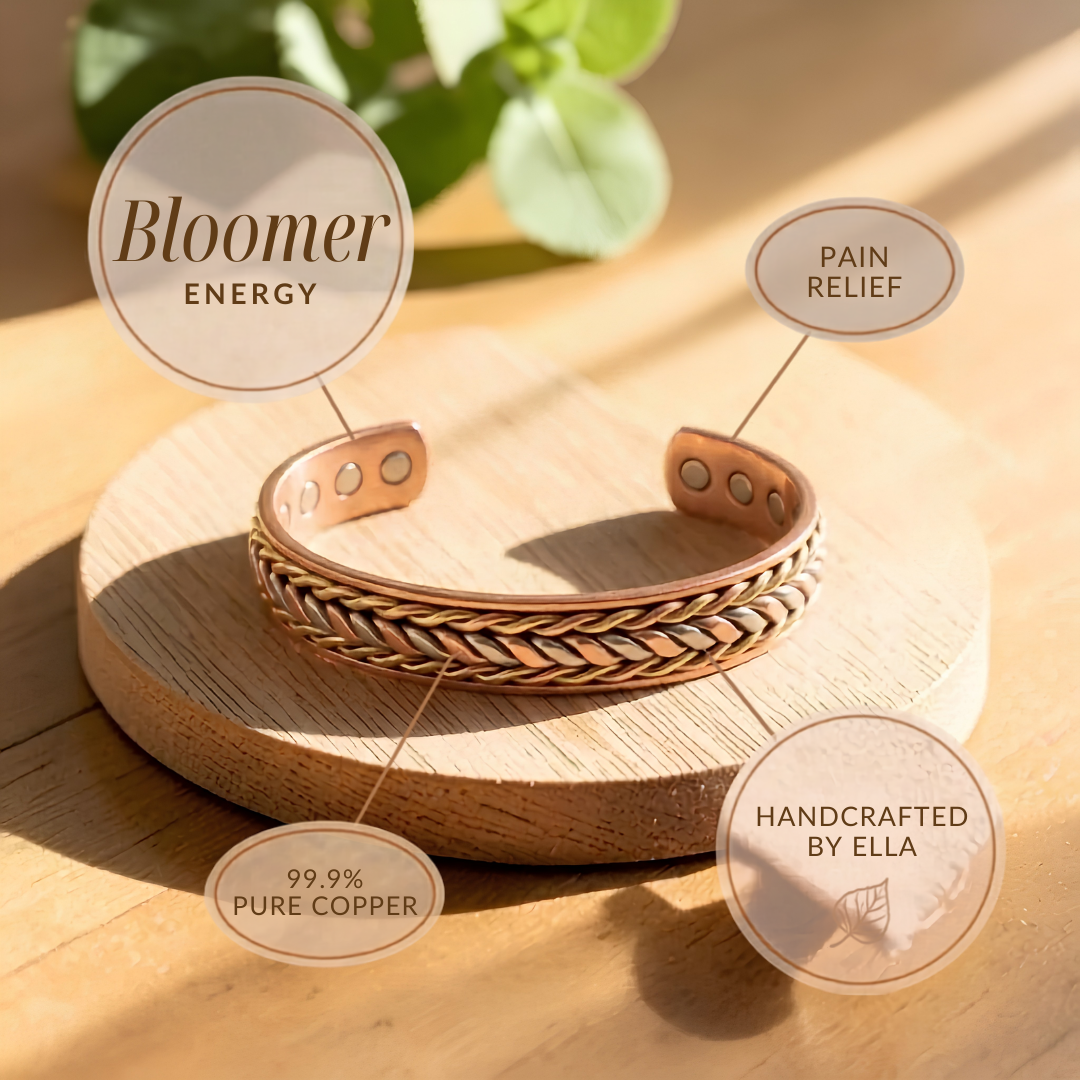 Pulsera Floreciente de Cobre