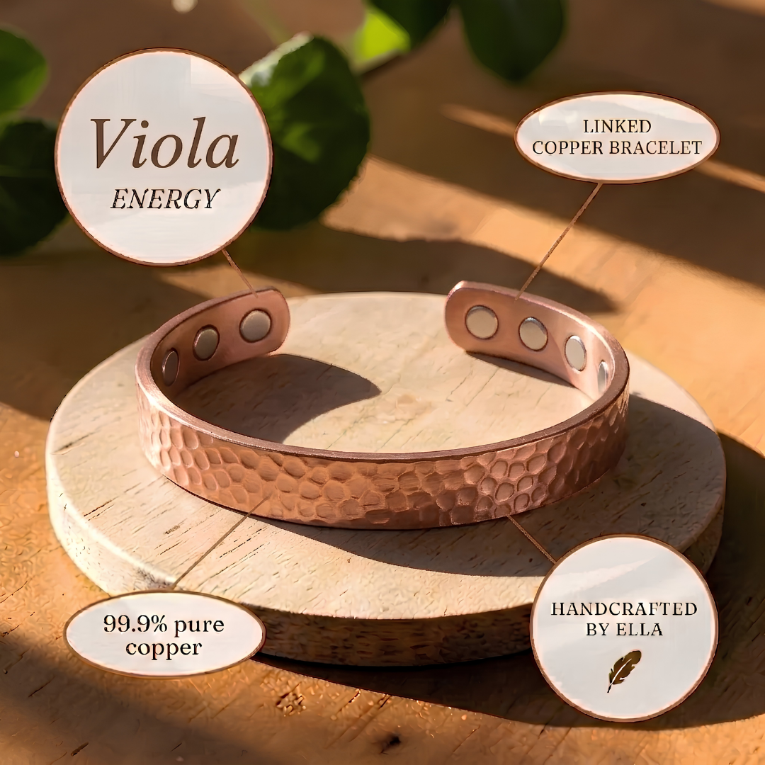 Pulsera Viola de Cobre