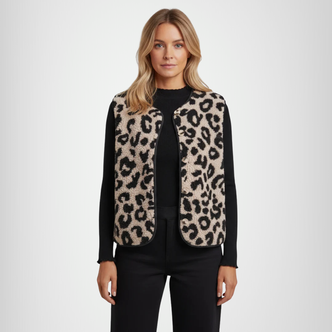 Amanda | Gilet Leopardo
