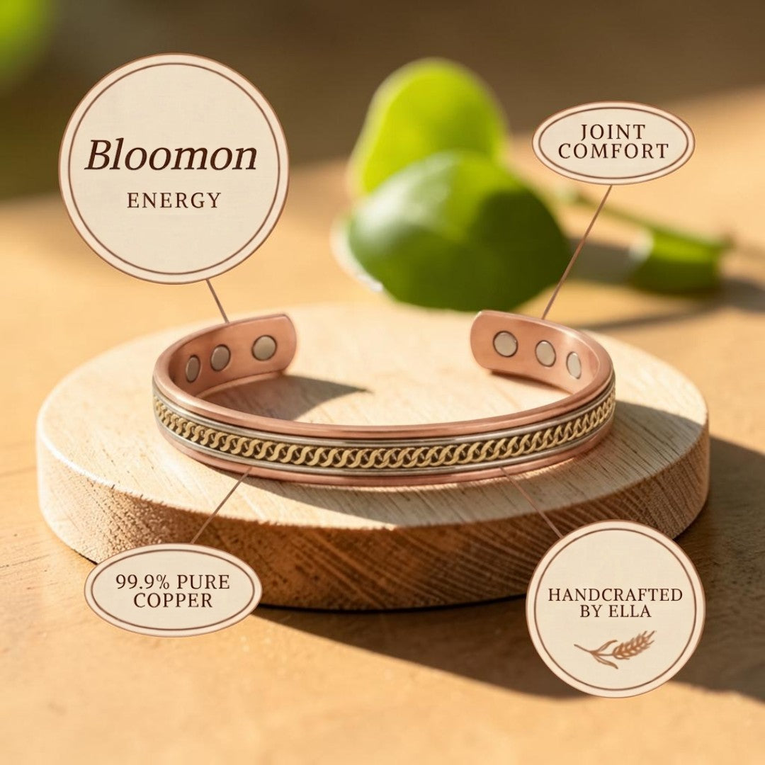 Pulsera Flor Nocturna de Cobre
